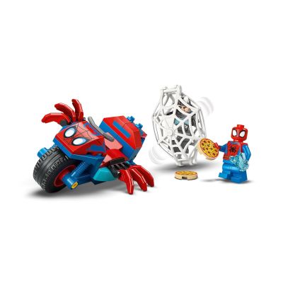 4. LEGO Marvel Spiderman 11206 Spidey na motocyklu vs. Rhino
