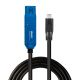 Lindy 43380 kabel USB USB 3.2 Gen 1 (3.1 Gen 1) 5 m USB C USB A Czarny