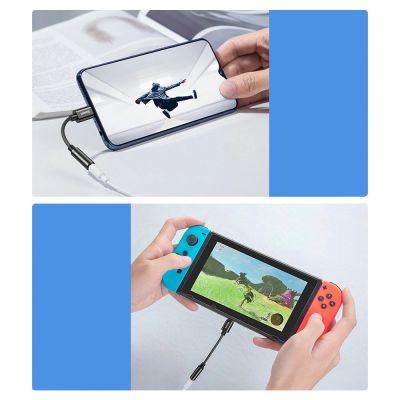 9. Adapter Baseus L54 do słuchawek USB-C / mini jack 3.5mm DAC 24 bit 48 KHz - czarny