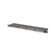 17. Panel krosowy high density 19'' 24x RJ45, LSA poziom, kat.6A, ekranowany, 0.5U, czarny, prowadnica kabli