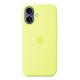4. Silikonowe etui Apple iPhone 17 z MagSafe - Neon Yellow