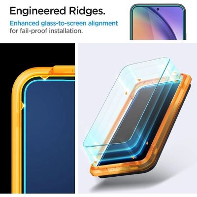 7. Szkło hartowane Spigen ALM Glas.tR na Samsung Galaxy A54 5G - 2 szt.