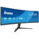9. iiyama G-MASTER 45"LCD Curved Bus. UWQHD monitor komputerowy 114,3 cm (45") 5120 x 1440 px Dual QHD LED Czarny