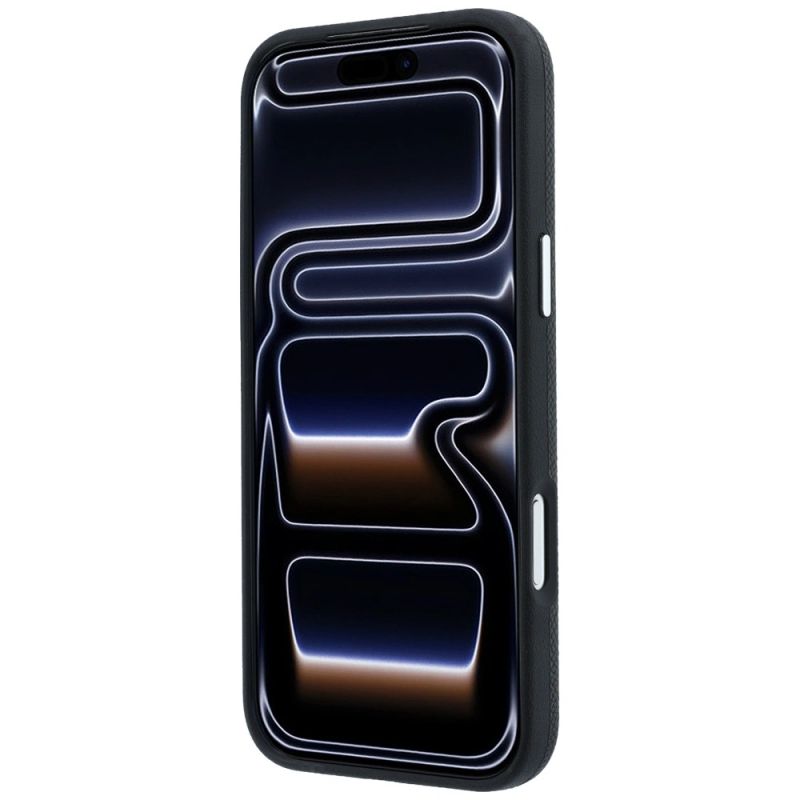 5. Etui Karl Lagerfeld Grained Karl Head Metal MagSafe na iPhone 18 Pro / 17 Pro - czarne