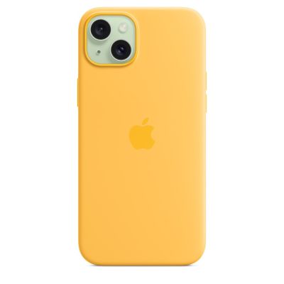 5. Silikonowe etui Apple z MagSafe Sunshine, do iPhone 15 Plus, MWNF3ZM/A