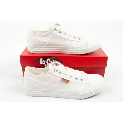 9. Lee Cooper buty sportowe damskie trampki modne białe wygodne