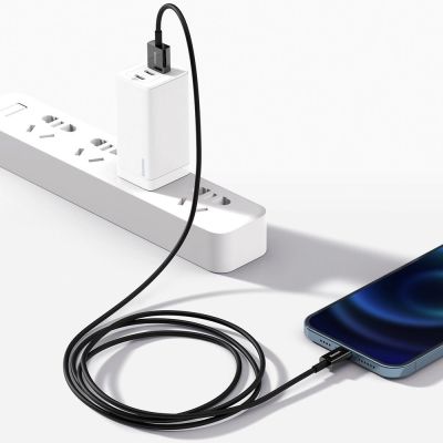 11. Baseus Superior kabel USB - Lightning 2,4 A 2 m czarny (CALYS-C01)