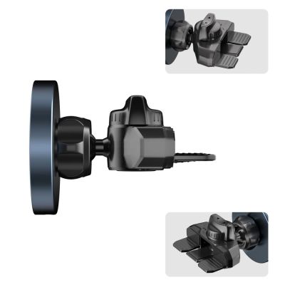 9. Uchwyt Samochodowy Tech-Protect mm15W-V5 Magnetic MagSafe na kratkę nawiewu / slot CD - czarny
