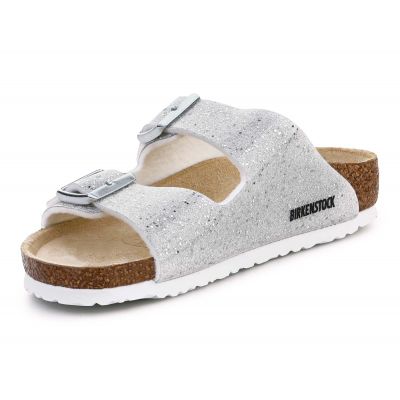 4. Kalpki Birkenstock Arizona Kids 1022230 Cosmic Sparkle White 