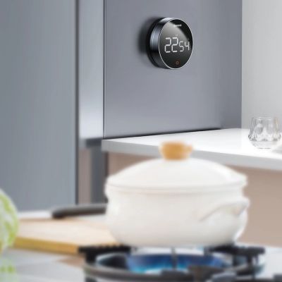 14. Baseus Heyo Pro obrotowy minutnik czasomierz elektroniczny timer szary (FMDS000013)