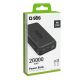 2. Powerbank SBS TTBB20000PD20K 20000 mAh 20W PD USB-C, USB-A, Micro-USB - czarny