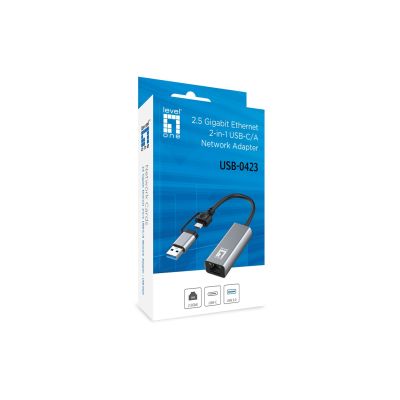 5. LevelOne USB-0423 karta sieciowa Ethernet 2500 Mbit/s