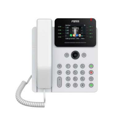 4. Fanvil V62G Biały Prime Telefon Biznesowy SIP POE Gigabitowy Port USB - Telefon VoIP - SIP (V62G Biały)