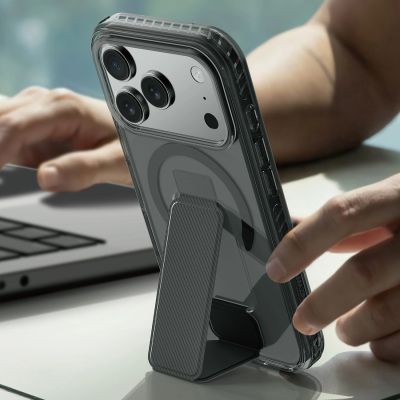 7. Etui AMAZINGTHING Titan Pro Holder na iPhone 17 Pro kompatybilne z MagSafe - czarne