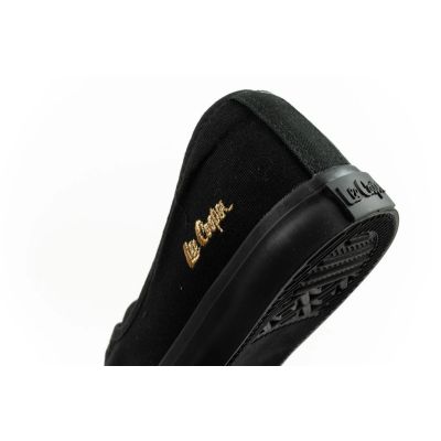 7. Lee Cooper buty trampki damskie sportowe czarne wsuwane baleriny