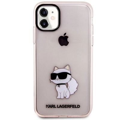 3. Etui Karl Lagerfeld Ikonik Choupette na iPhone 11 / Xr - różowe