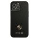 3. Etui Guess Saffiano 4G Small Metal Logo na iPhone 13 Pro / 13  6,1" - czarne