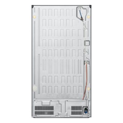 13. Lodówka Side-By-Side LG GMG960EVJE Multi Door 179cm Essence Black Steel czarny mat Total NoFrost podajnik wody