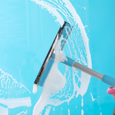 6. ŚCIĄGACZKA WODY Z SZYB I LUSTER Z RĄCZKĄ REGULOWANA 43-70CM ALPINA