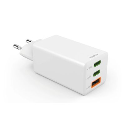 2. Hama 00201996 ładowarka do urządzeń przenośnych Smartfon Biały Prąd przemienny Szybkie ładowanie Wewnętrzna, Zewnętrzna