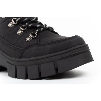 8. Lee Cooper buty zimowe damskie czarne botki ocieplane trzewiki