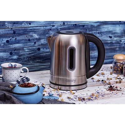 21. Czajnik elektryczny Adler CR 1253 (2200W 1.7l; kolor inox)