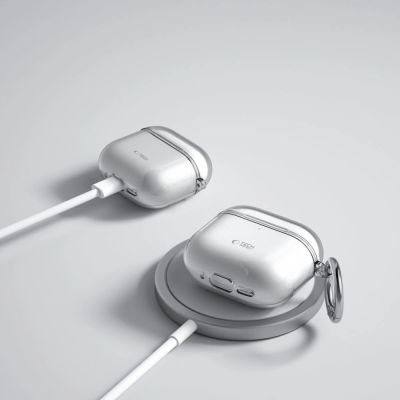 5. Etui Tech-Protect FlexAir na AirPods 4 - szare