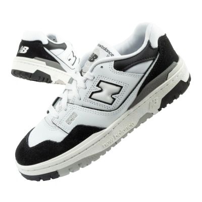 New Balance 550 buty sportowe młodzieżowe sneakersy skórzane modne czarne białe