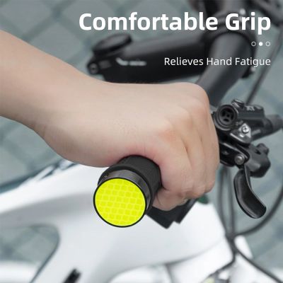 2. Gripy rowerowe Rockbros 40720007001 z odblaskiem - czarne