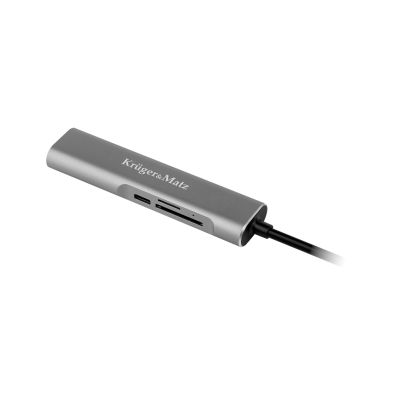 2. Adapter (HUB) USB typu C na HDMI/USB3.0/SD/MicroSD/C port