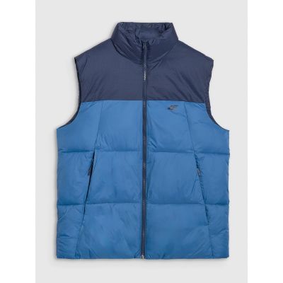 8. Bezrękawnik puchowy z wypełnieniem syntetycznym męski 4F 4FWAW25TVJAM229-030S