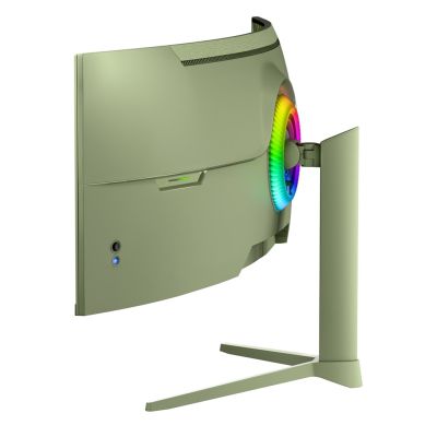 7. Arozzi Nova 49” Curved monitor komputerowy 124,5 cm (49") 5120 x 1440 px Dual QHD LED Zielony