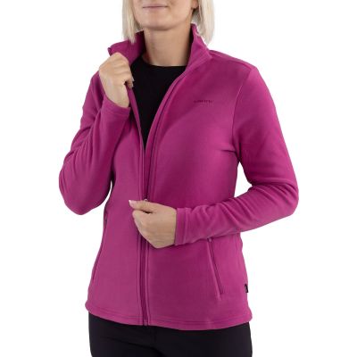 2. Bluza polarowa damska Viking Tesero Lady różowa rozpinana trekkingowa (740/24/5658/4600)