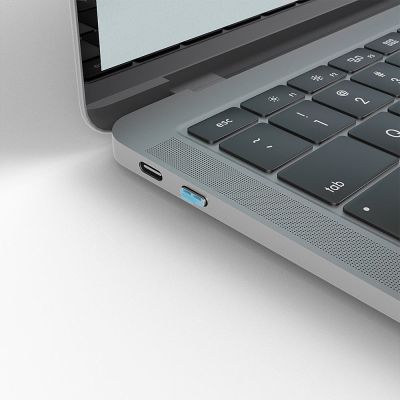6. Lindy 40465 bloker portów Blokada portu + klucz USB Type-C Niebieski Kopolimer akrylonitrylo-butadieno-styrenowy (ABS) 1 szt.