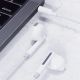 7. Słuchawki przewodowe Acefast L14 douszne z mikrofonem mini jack 3.5 mm - białe
