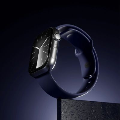 8. Pasek Puro Icon na Apple Watch 44/45/46/49mm - granatowy