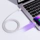 6. Kabel Joyroom Multi-Color Series A14 Lightning / USB-A 2.4A 1.2 m - biały