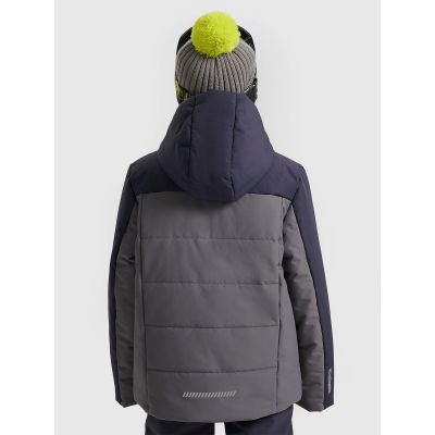 2. Kurtka narciarska membrana 5000 chłopięca 4F 4FJRAW25TTJAM1064-22S