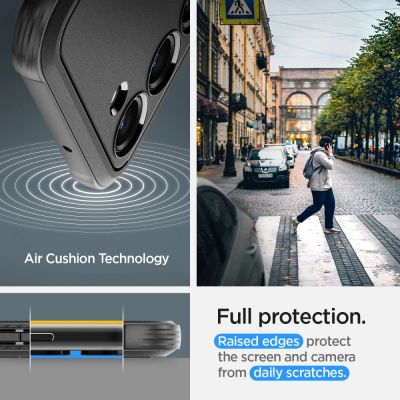 15. Etui Spigen Rugged Armor na Samsung Galaxy S23 - czarny mat