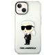 3. Etui Karl Lagerfeld Ikonik Karl Lagerfeld na iPhone 13 / 14 / 15 - przezroczyste