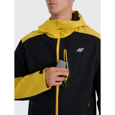 10. Kurtka softshell wiatroodporna membrana 8000 męska 4F 4FRAW25TSOFM506-71S