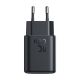 7. Ładowarka Joyroom JR-TCF23 sieciowa USB-C 25W SFC / PPS / PD - czarna + kabel USB-C / USB-C 1m