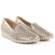 4. Półbuty damskie ażurowe lordsy złote Jezzi RMR1628