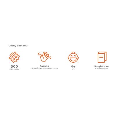 10. MARIOINEX Klocki Mini Waffle Konstruktor, 300 elementów