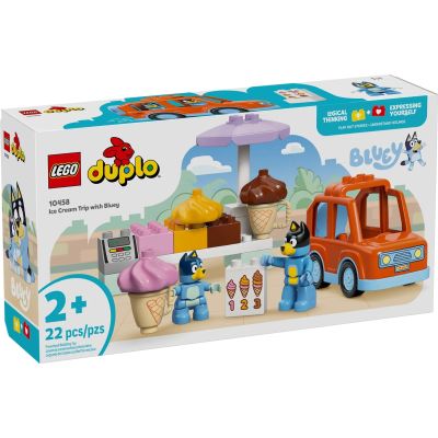 LEGO DUPLO Bluey 10458 Wyprawa po lody z Blue