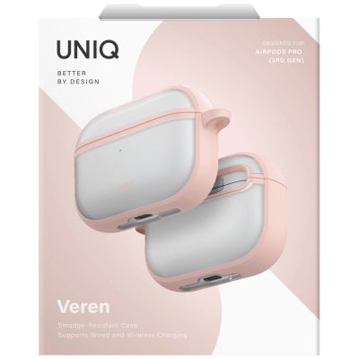 5. Etui UNIQ Veren na AirPods Pro 3 - różowe