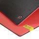 11. Mata fitness klubowa z otworami  HMS Premium MFK03 Red-Black 