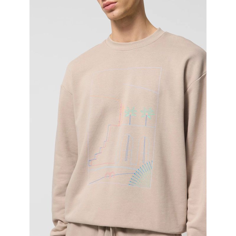 4. Bluza dresowa nierozpinana bez kaptura męska Outhorn OTHWSS24TSWSM1172-83S