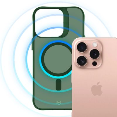 22. Etui 3mk Smoke MagCase na iPhone 16 Pro Max - zielone-półprzezroczyste