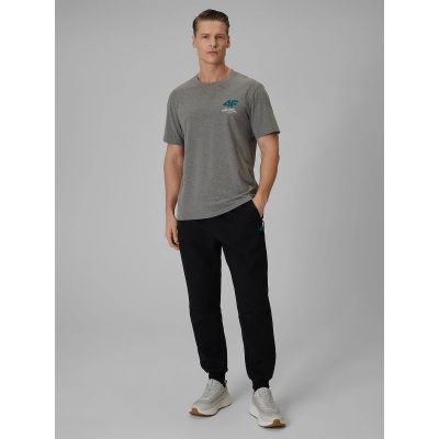 3. T-shirt regular gładki męski 4F 4FRSS26TTSHM3990-24M